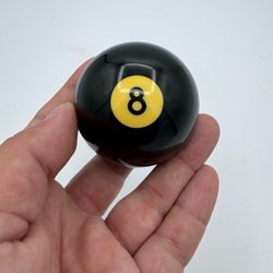 Vintage Bakelite 8 Ball Billiards Eight Ball Pool Black Replacement