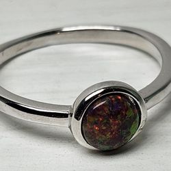 New Sterling Silver Ring Size 4.25 To 4.5