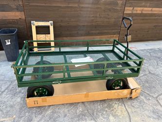 Brand new steel utility wagon heavy duty size 59” long x 31” wide x 10” high asking $250 thanks