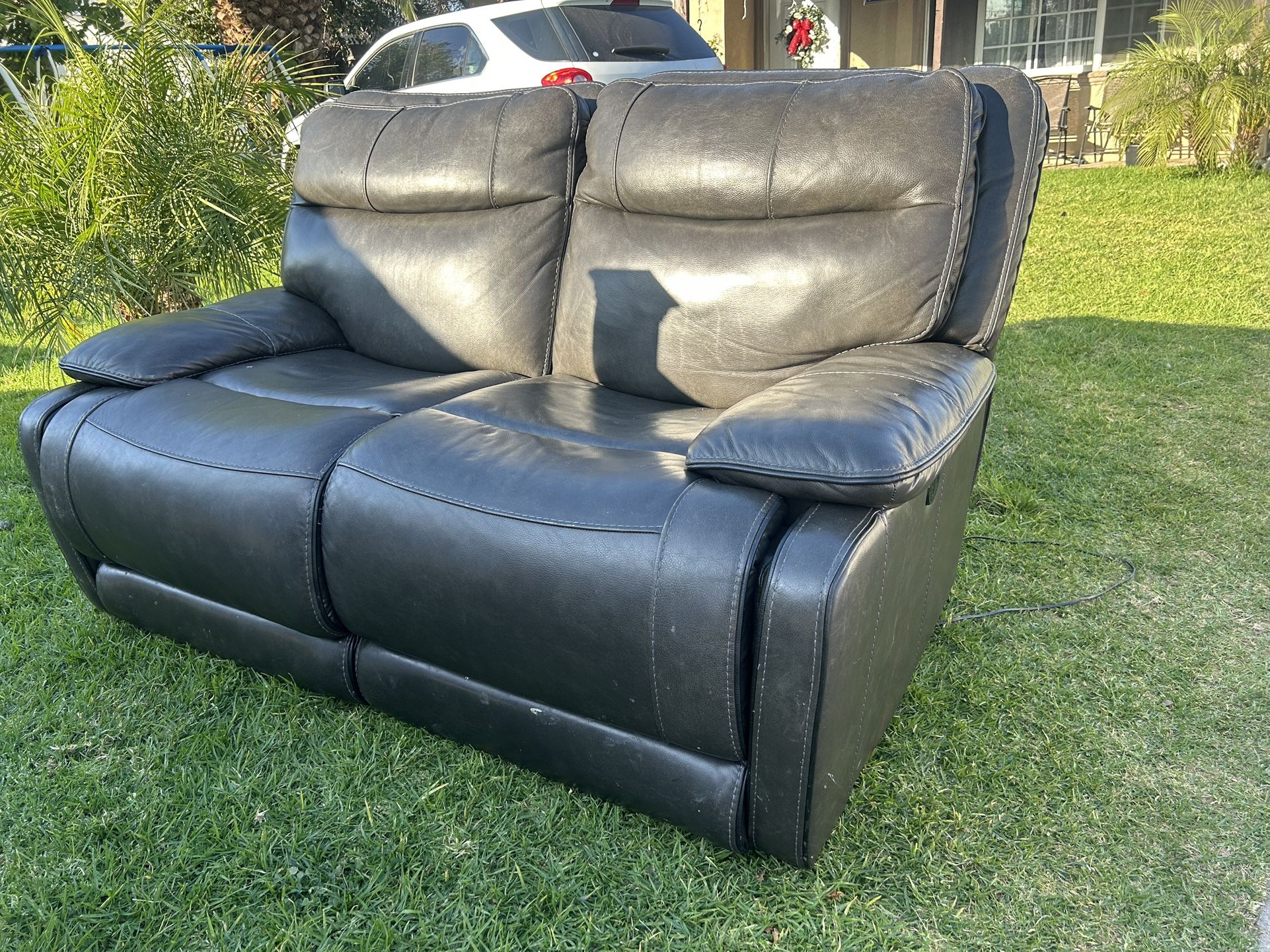 Free Leather Couch Recliner