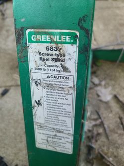 Greenlee Reel Stands
