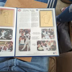 Danbury Mint Mark Mcgwire And Sammy Sosa 1998 Breaking The Home Run Record 