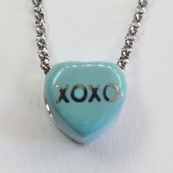 Sterling Silver and Enameled Pendant 