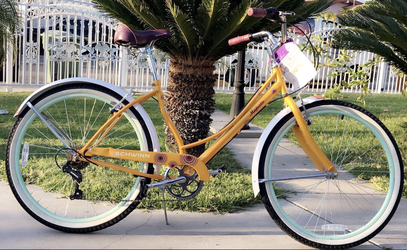 Beach cruiser bike