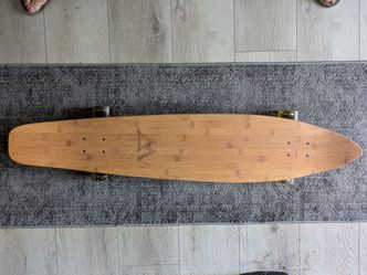 LIKE NEW Magneto 44" Bamboo Cruiser Longboard Skateboard