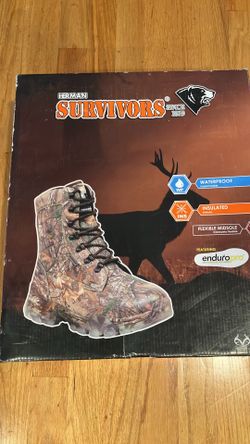 Herman Survivors Hightop Camo Boots