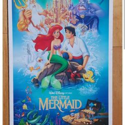 Disney Original Little Mermaid 35th Poster Uncensored 