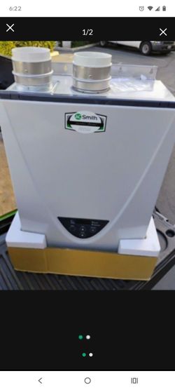Tankless water heater 15 000 btu  available now,open box