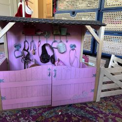 American Girl Doll horse Stable