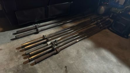 8 Pcs 2 Inch Olympic Barbell Bars