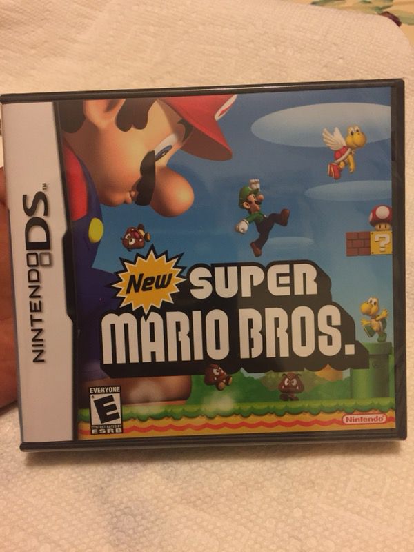 Nintendo ds new super mario bros game sealed