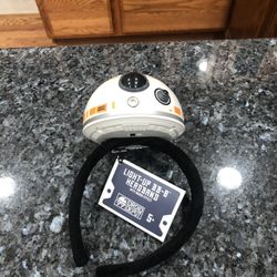 Disney parks  BB-8 Light Up Headband Star Wars Galaxy's Edge Sound Effects Disney Parks White.  Brand new with tags.  Smoke free home