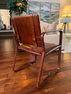 Restoration Hardware Leather Chair