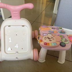 Brand New Walking toy, Convertible To activity Table 