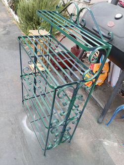 Rod Iron Plant Stand