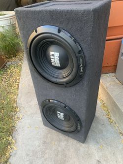 Subwoofer With Amp