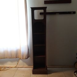 Vintage Wood Granfather Clock Cabinet