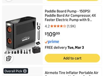 Universal Inflator Strauto Rechargeable 120PSI