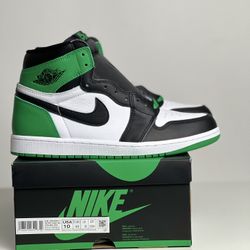 Nike Air Jordan 1 Retro High OG Lucky Green/ Black / White
