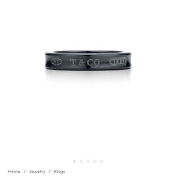 Male Tiffany & CO Ring Size 7