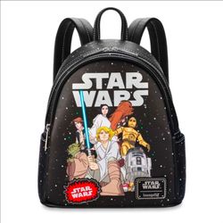 Disney Parks Star Wars Loungefly Glow-In-The-Dark Mini Backpack