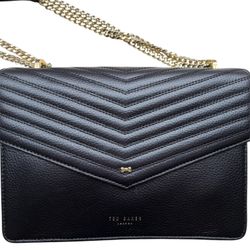 Ted Baker London Black Kalila Envelope Crossbody Bag