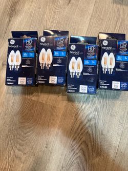 GE Reveal HD+ LED Candelabra Bulbs – 4 Packs