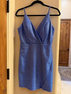 Blue cocktail dress - 5