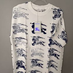 Burberry Blue Stallion Shirt