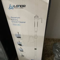 Electric aquarium gravel cleaner 