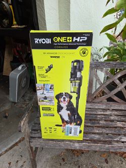 Ryobi One+ HP Cordless 18v Advanced Stick Vacuum Kit.