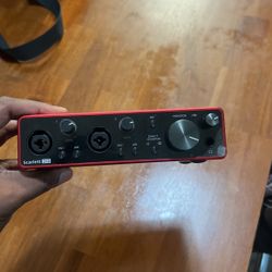 Scarlett 2i2 Interface