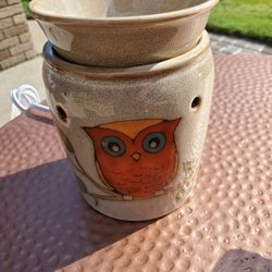 Retired Owl On A Limb Wax Warmer 
