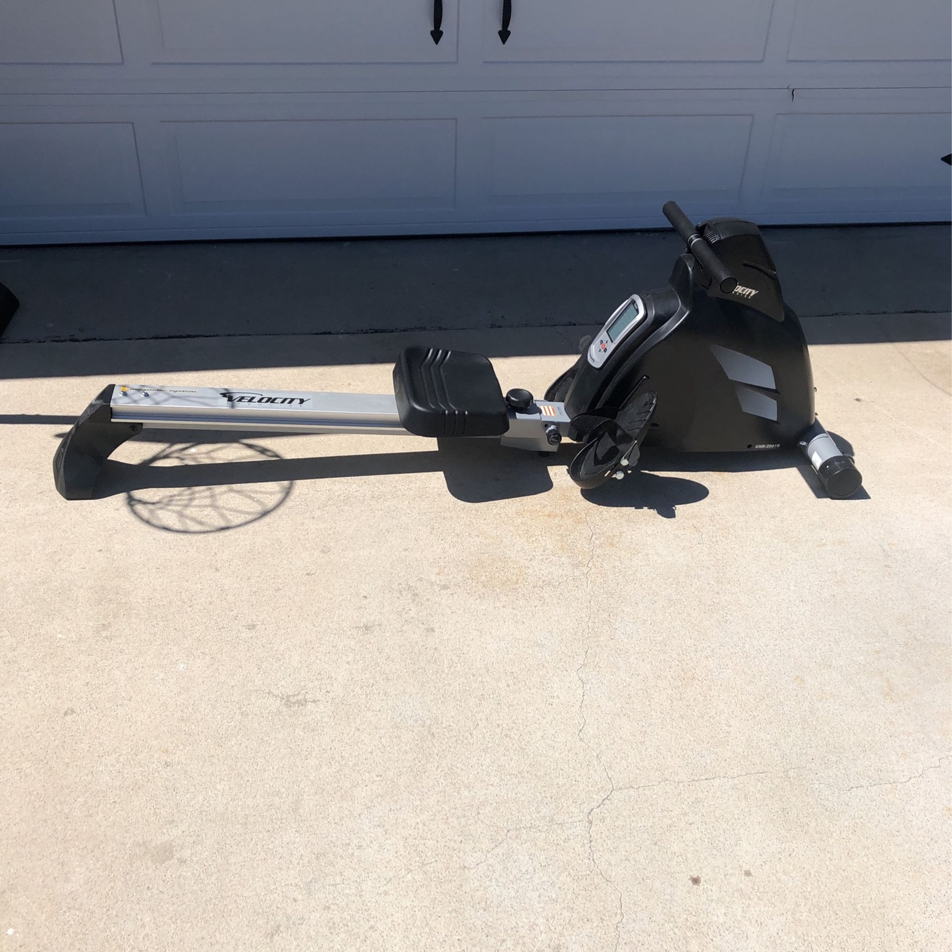 Rower, Velocity Exercise Black Magnetic Rower