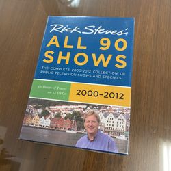 Rick Steves complete DVD Set 90 shows