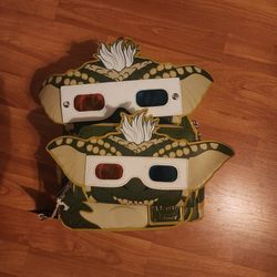 NWT Loungefly Gremlins Spike Mini Backpack And Wallet