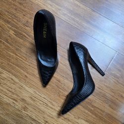 She&In Black Stiletto Pumps Size 37