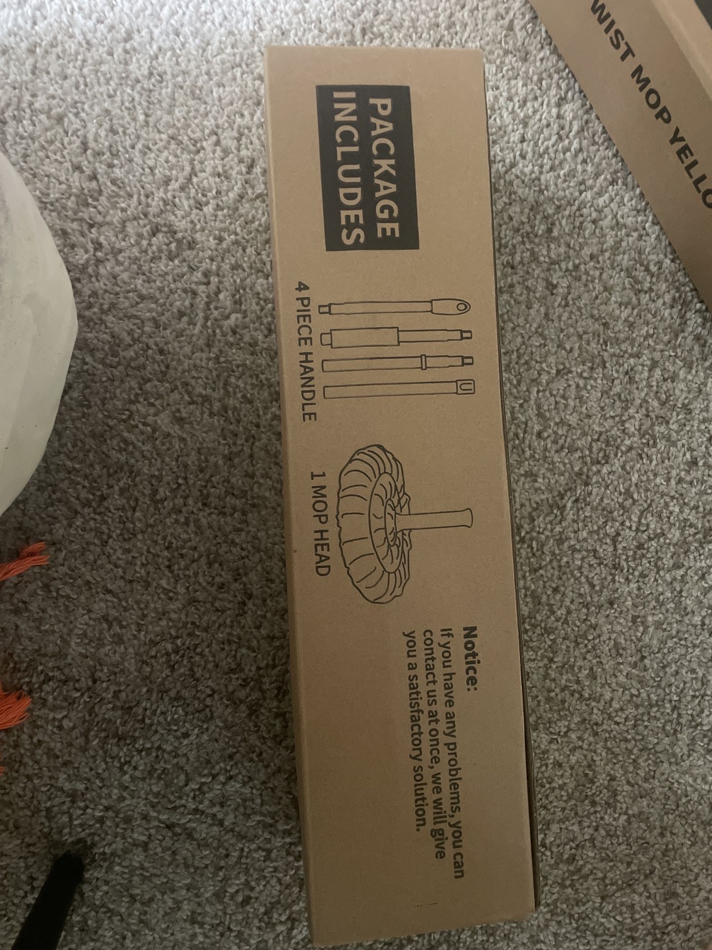 New Mop Set – 4-Piece Handle + 1 Mop Head