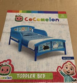 Delta Children Plastic Toddler Bed, Plastic/Steel, CoComelon