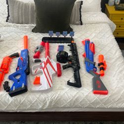 Nerf Guns And Target