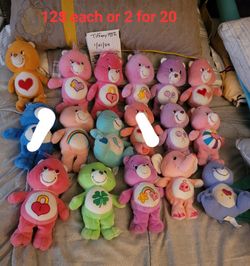 Care Bears Small To Large Price Listed When You Click On Photos
