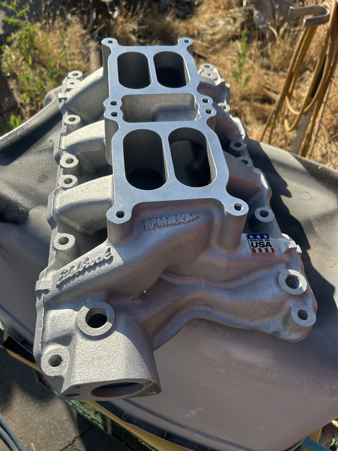 Ford 351 Dual Quad Intake Edelbrock New