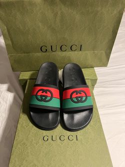 GUCCI SLIDES NEW AUTHENTIC G Slide