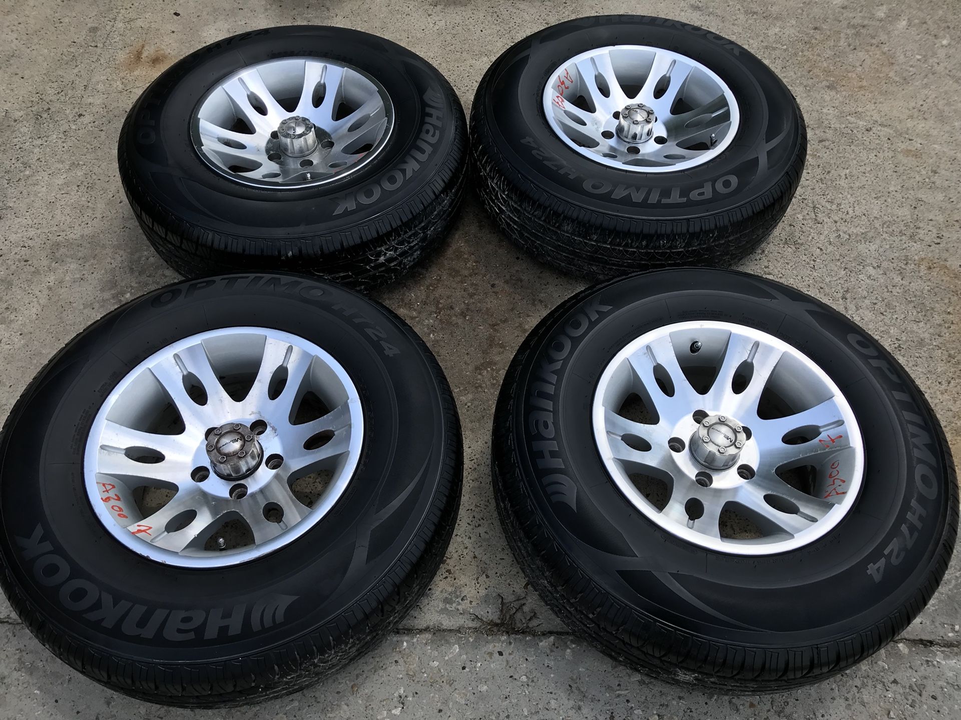 MB Motoring Blitz Wheel Set Size:15x7 BoltPattern:120.65mm #313