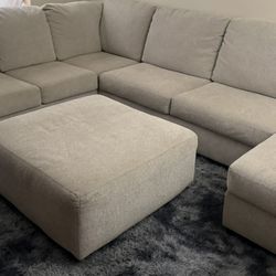 Huge Sectional And Ottoman 