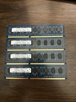 4 x 2gb DDR3 RAM Hynix 10600U 1333 MHz (HMT325U6BFR8C-H9)