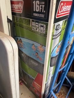 Swimming pool used in the box