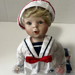 Ashton Drake Moments To Remember Jill Sailor Girl Porcelain Doll