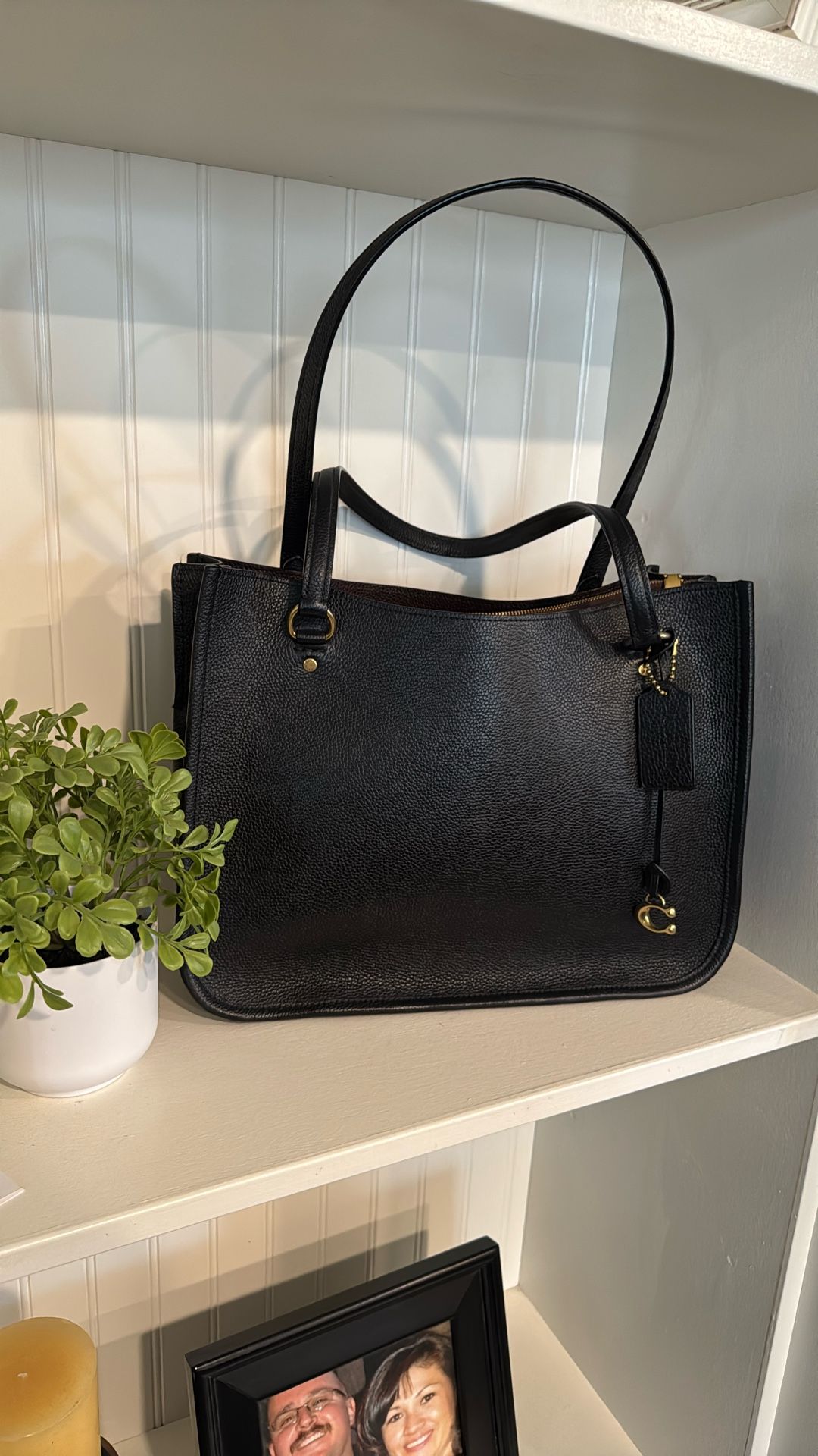 Coach Black Tyler Carryall