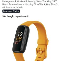 Fitbit Inspire 3 Health &-Fitness-Tracker with Stress Management